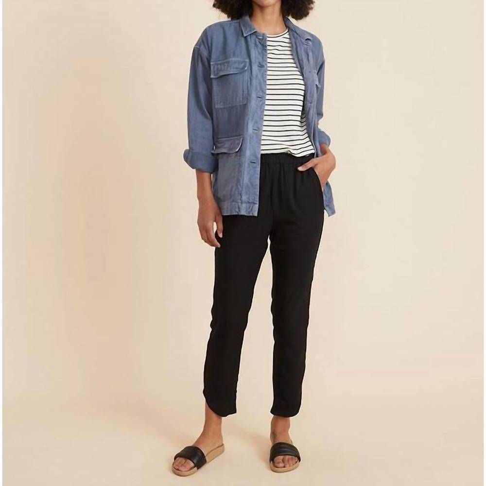 NEW MARINE LAYER allison pant in black - Picture 3 of 3